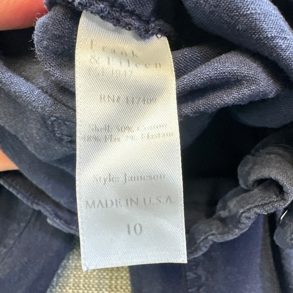 Frank & Eileen Jameson Navy BlueJogger Pants Womens 10 Utility Cargo - Picture 6 of 10